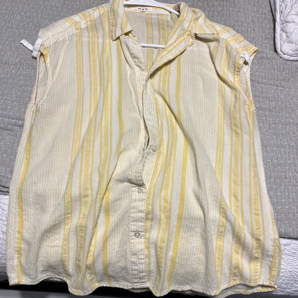 Yellow Striped Women’s Shirt